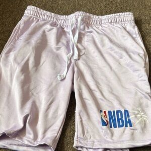 NBA Men's Light Purple Athletic Shorts